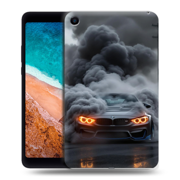 Силиконовый чехол на Xiaomi Mi Pad 4 с принтом BMW БМВ