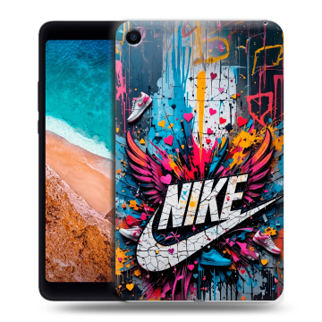 Силиконовый чехол на Xiaomi Mi Pad 4 с принтом Nike Найк Силиконовый чехол на Xiaomi Mi Pad 4 с принтом Nike Найк