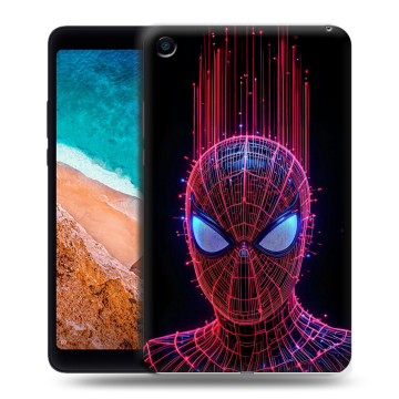 Силиконовый чехол на Xiaomi Mi Pad 4 с принтом Spiderman Человек паук Силиконовый чехол на Xiaomi Mi Pad 4 с принтом Spiderman Человек паук