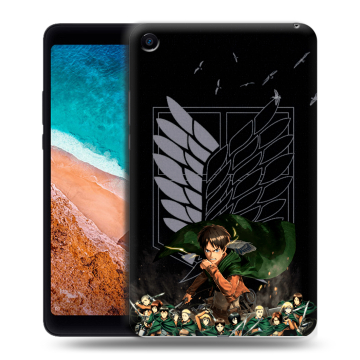 Силиконовый чехол на Xiaomi Mi Pad 4 с принтом Атака титанов Силиконовый чехол на Xiaomi Mi Pad 4 с принтом Атака титанов
