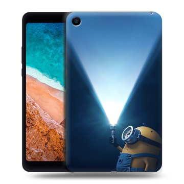 Силиконовый чехол на Xiaomi Mi Pad 4 с принтом Миньоны Силиконовый чехол на Xiaomi Mi Pad 4 с принтом Миньоны