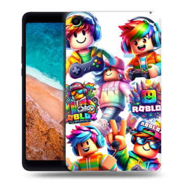 Силиконовый чехол на Xiaomi Mi Pad 4 с принтом Roblox Роблокс Силиконовый чехол на Xiaomi Mi Pad 4 с принтом Roblox Роблокс