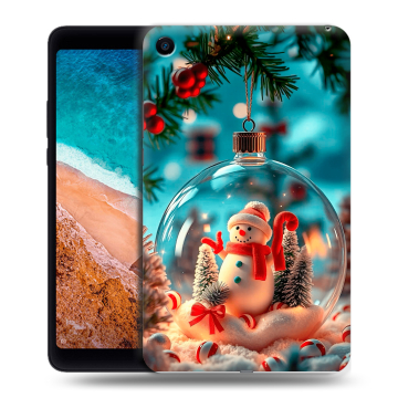 Силиконовый чехол на Xiaomi Mi Pad 4 с принтом Новый год