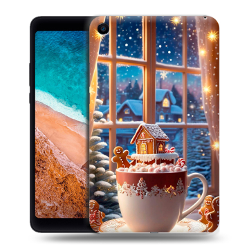 Силиконовый чехол на Xiaomi Mi Pad 4 с принтом Новый год