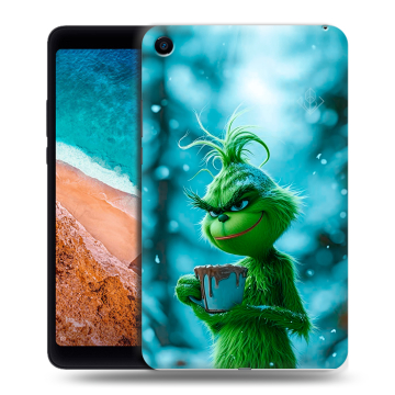 Силиконовый чехол на Xiaomi Mi Pad 4 с принтом Новый год гринч
