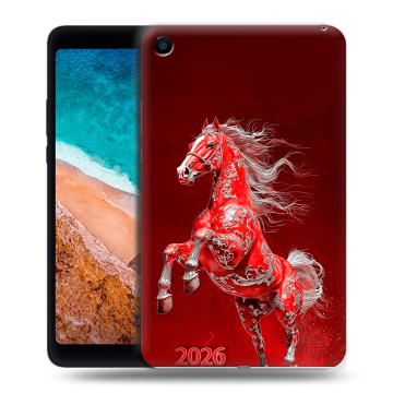 Силиконовый чехол на Xiaomi Mi Pad 4 с принтом Новый год