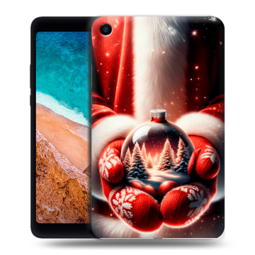 Силиконовый чехол на Xiaomi Mi Pad 4 с принтом Новый год