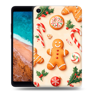 Силиконовый чехол на Xiaomi Mi Pad 4 с принтом Новый год