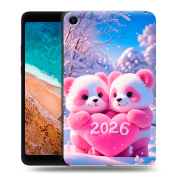 Силиконовый чехол на Xiaomi Mi Pad 4 с принтом Новый год