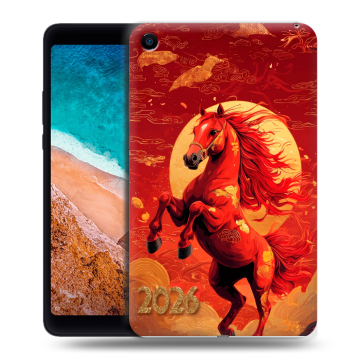 Силиконовый чехол на Xiaomi Mi Pad 4 с принтом Новый год