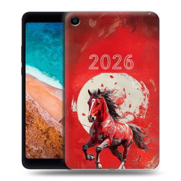 Силиконовый чехол на Xiaomi Mi Pad 4 с принтом Новый год