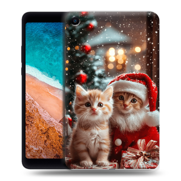 Силиконовый чехол на Xiaomi Mi Pad 4 с принтом Новый год