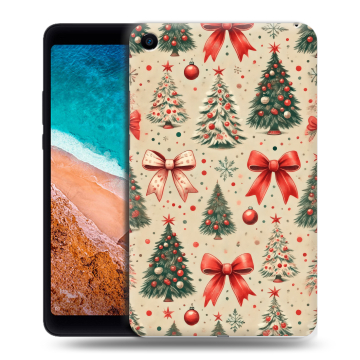 Силиконовый чехол на Xiaomi Mi Pad 4 с принтом Новый год