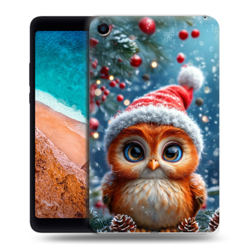 Силиконовый чехол на Xiaomi Mi Pad 4 с принтом Новый год Силиконовый чехол на Xiaomi Mi Pad 4 с принтом Новый год