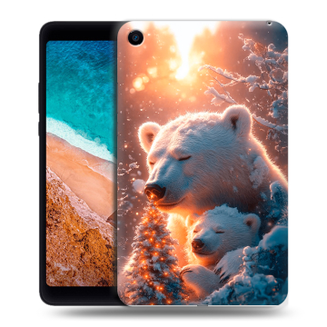 Силиконовый чехол на Xiaomi Mi Pad 4 с принтом Новый год Силиконовый чехол на Xiaomi Mi Pad 4 с принтом Новый год
