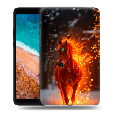 Силиконовый чехол на Xiaomi Mi Pad 4 с принтом Новый год Силиконовый чехол на Xiaomi Mi Pad 4 с принтом Новый год