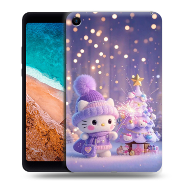 Силиконовый чехол на Xiaomi Mi Pad 4 с принтом Новый год Силиконовый чехол на Xiaomi Mi Pad 4 с принтом Новый год