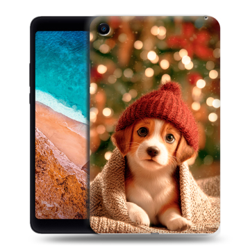 Силиконовый чехол на Xiaomi Mi Pad 4 с принтом Новый год Силиконовый чехол на Xiaomi Mi Pad 4 с принтом Новый год