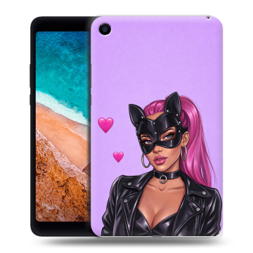 Силиконовый чехол на Xiaomi Mi Pad 4 с принтом женский