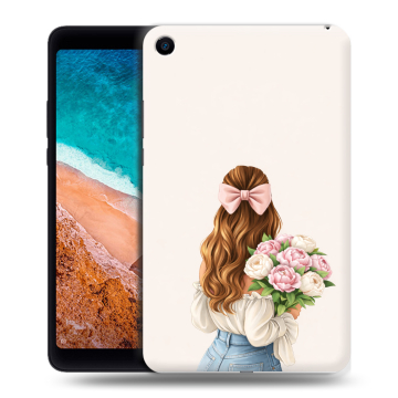Силиконовый чехол на Xiaomi Mi Pad 4 с принтом женский
