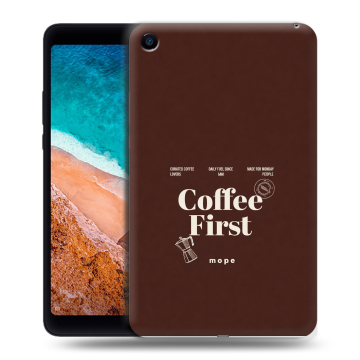 Силиконовый чехол на Xiaomi Mi Pad 4 с принтом женский
