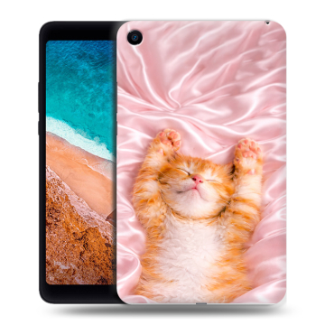 Силиконовый чехол на Xiaomi Mi Pad 4 с принтом женский