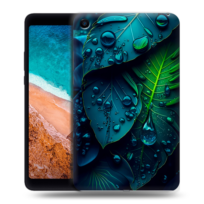 Силиконовый чехол на Xiaomi Mi Pad 4 с принтом Листья Силиконовый чехол на Xiaomi Mi Pad 4 с принтом Листья
