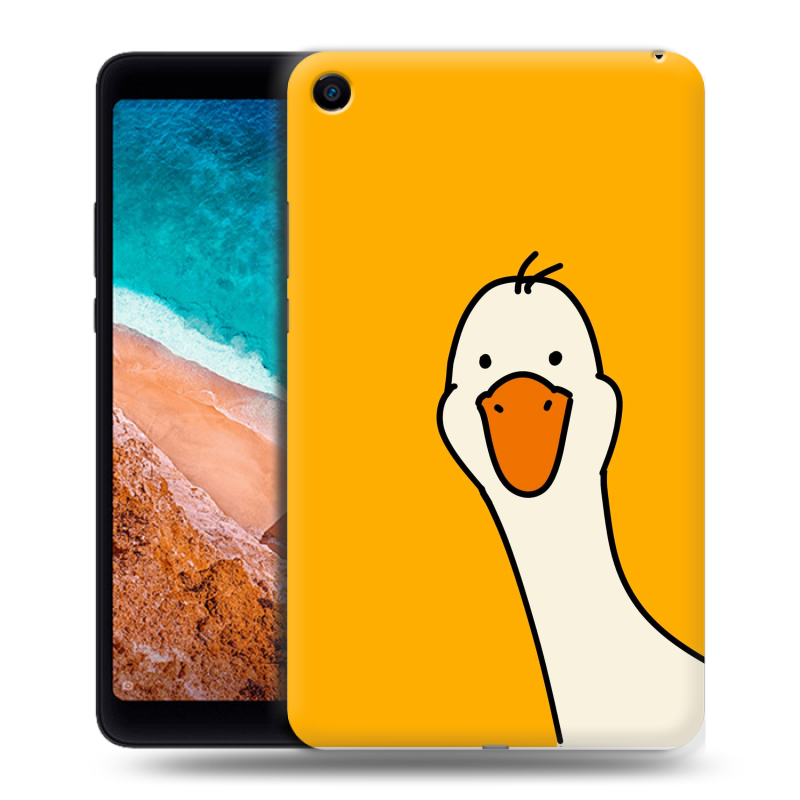 Силиконовый чехол на Xiaomi Mi Pad 4 с принтом Утка Силиконовый чехол на Xiaomi Mi Pad 4 с принтом Утка