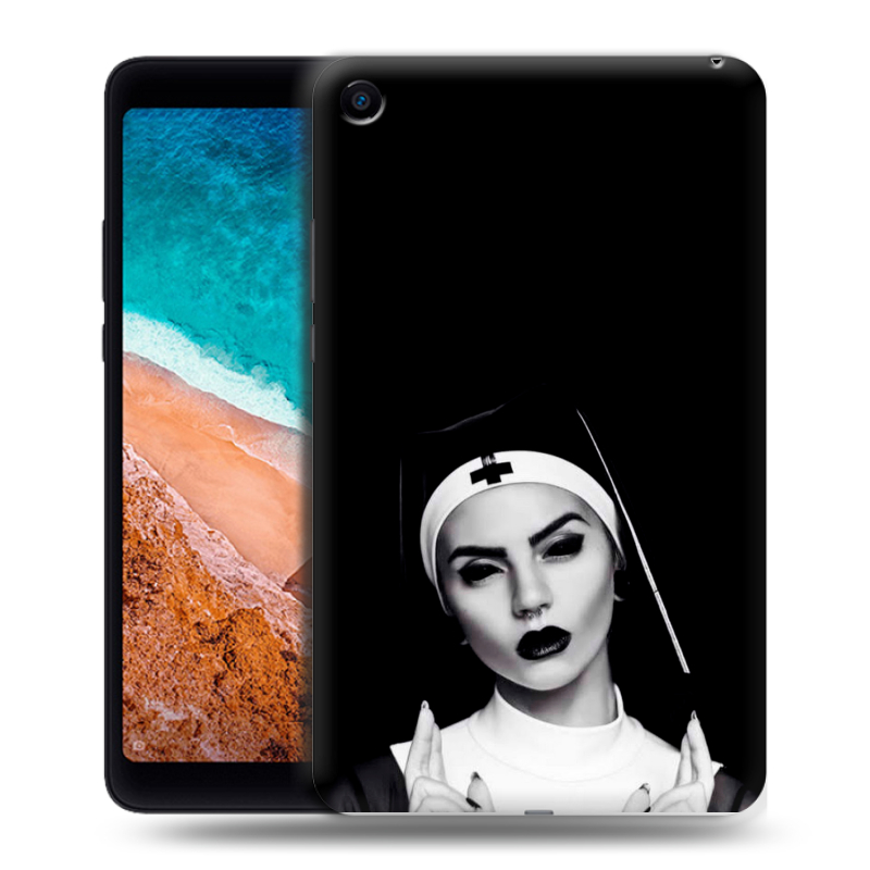 Силиконовый чехол на Xiaomi Mi Pad 4 с принтом монашка Силиконовый чехол на Xiaomi Mi Pad 4 с принтом монашка