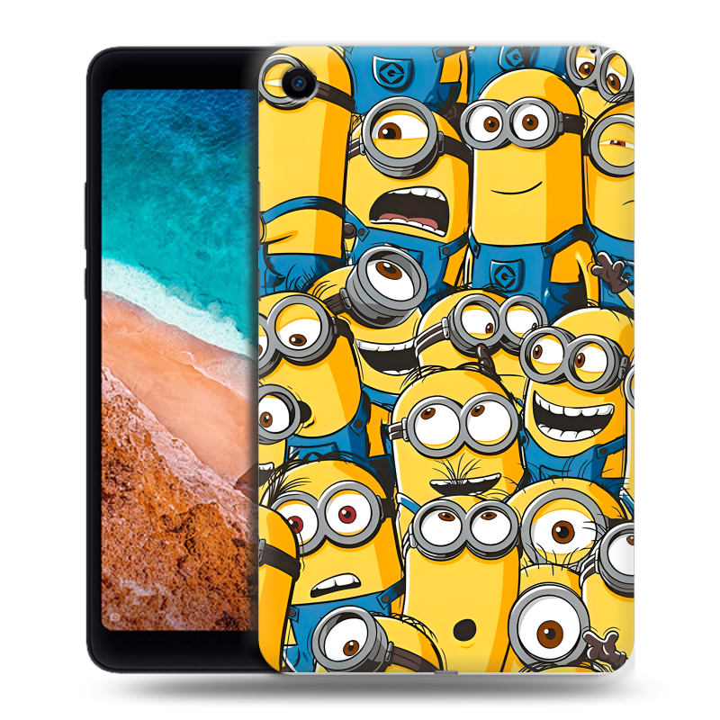 Силиконовый чехол на планшета Xiaomi Mi Pad 4 с принтом Миньоны Силиконовый чехол на планшета Xiaomi Mi Pad 4 с принтом Миньоны