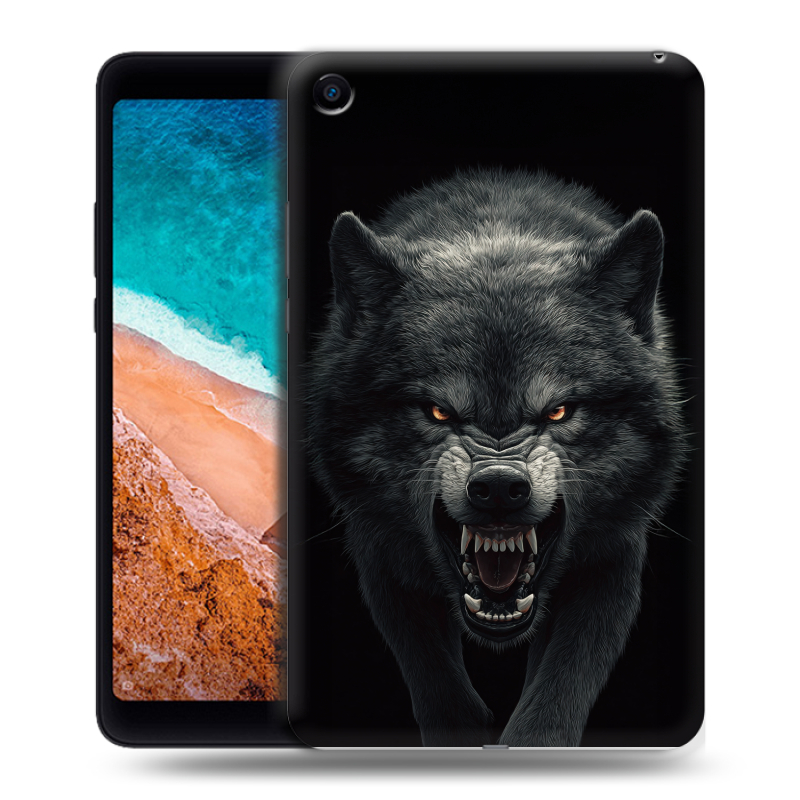 Силиконовый чехол на Xiaomi Mi Pad 4 с принтом Волк Силиконовый чехол на Xiaomi Mi Pad 4 с принтом Волк