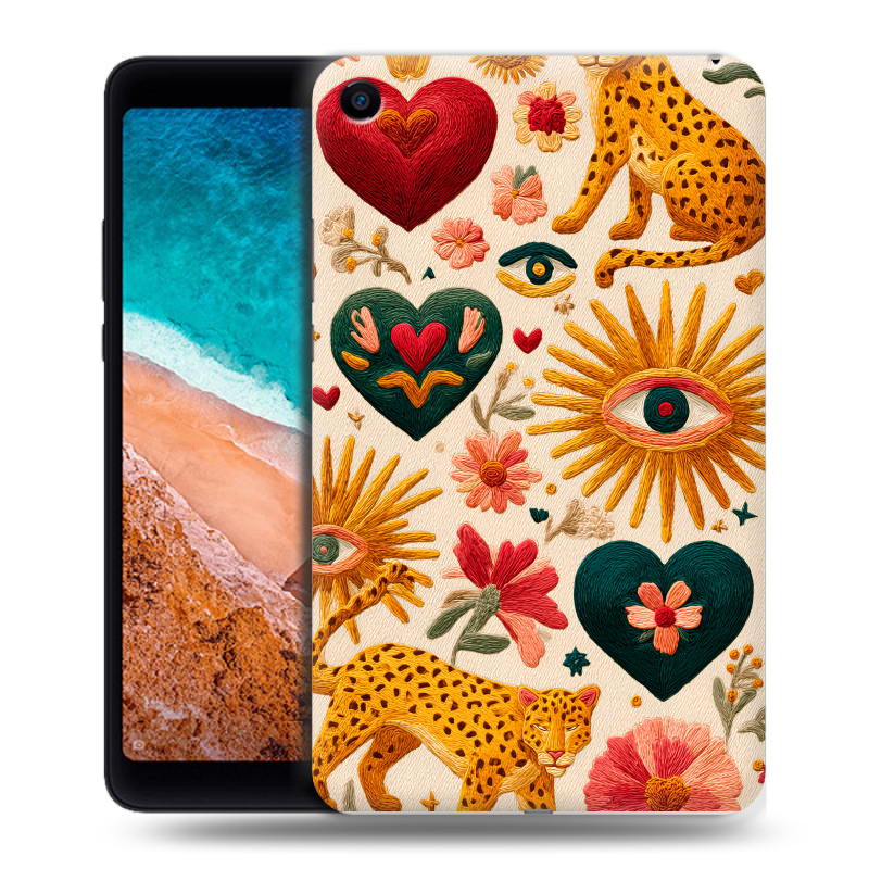 Силиконовый чехол на Xiaomi Mi Pad 4 с принтом Модный принт Силиконовый чехол на Xiaomi Mi Pad 4 с принтом Модный принт