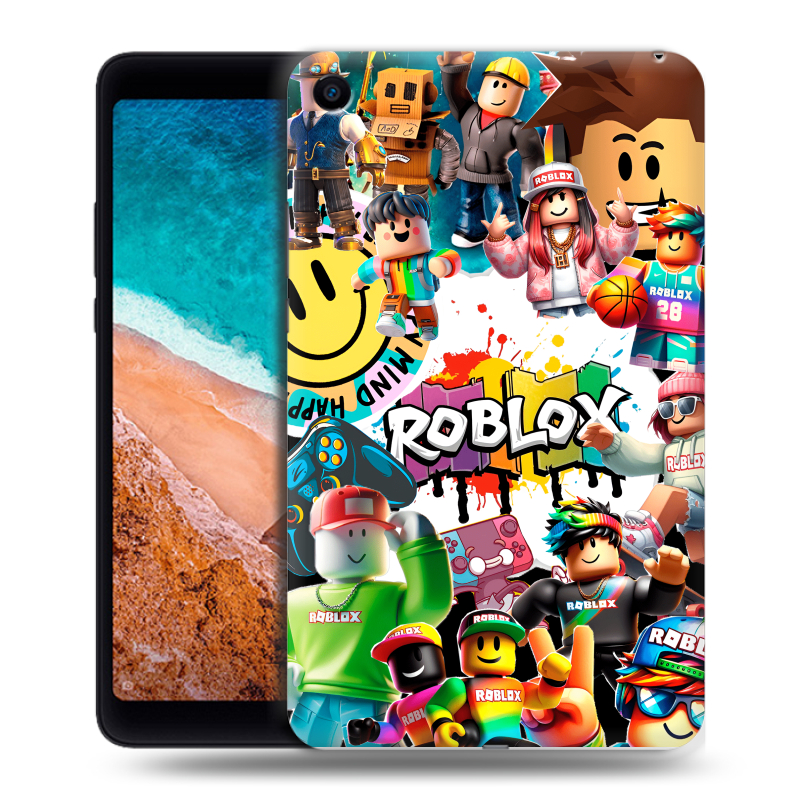 Силиконовый чехол на Xiaomi Mi Pad 4 с принтом Roblox Роблокс Силиконовый чехол на Xiaomi Mi Pad 4 с принтом Roblox Роблокс