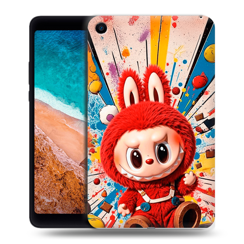 Силиконовый чехол на Xiaomi Mi Pad 4 с принтом Labubu Лабубу Силиконовый чехол на Xiaomi Mi Pad 4 с принтом Labubu Лабубу