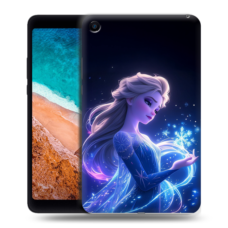 Силиконовый чехол на Xiaomi Mi Pad 4 с принтом Холодное сердце Frozen Силиконовый чехол на Xiaomi Mi Pad 4 с принтом Холодное сердце Frozen