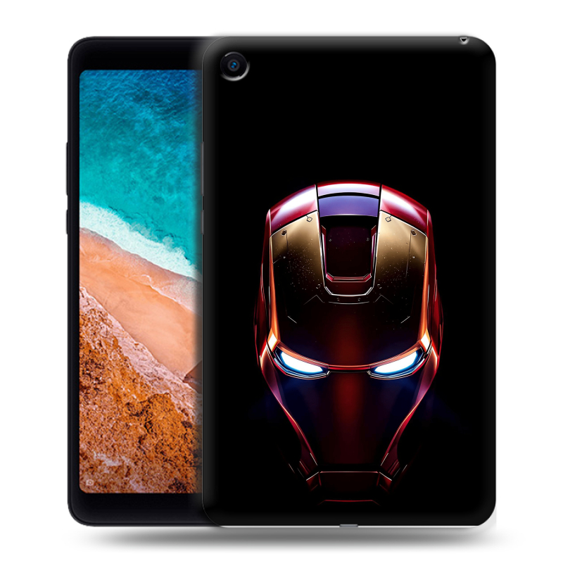 Силиконовый чехол на Xiaomi Mi Pad 4 с принтом IronMan Железный человек Силиконовый чехол на Xiaomi Mi Pad 4 с принтом IronMan Железный человек