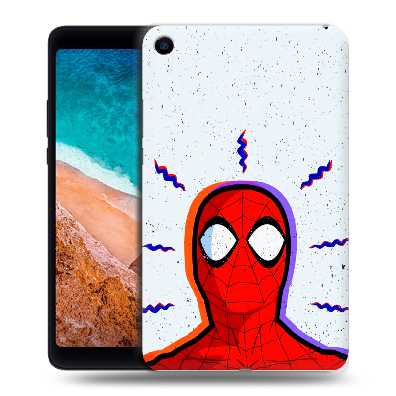 Силиконовый чехол на Xiaomi Mi Pad 4 с принтом Spiderman Человек паук Силиконовый чехол на Xiaomi Mi Pad 4 с принтом Spiderman Человек паук