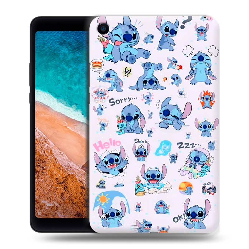Силиконовый чехол на Xiaomi Mi Pad 4 с принтом Лило и Стич Силиконовый чехол на Xiaomi Mi Pad 4 с принтом Лило и Стич
