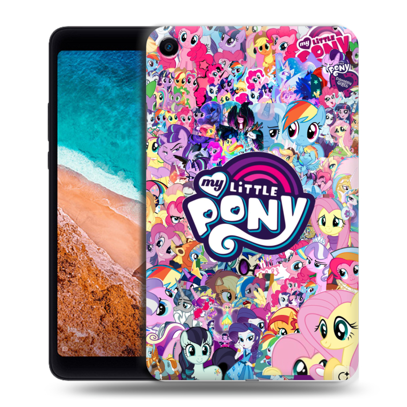 Силиконовый чехол на Xiaomi Mi Pad 4 с принтом My little pony Дружба чудо Силиконовый чехол на Xiaomi Mi Pad 4 с принтом My little pony Дружба чудо