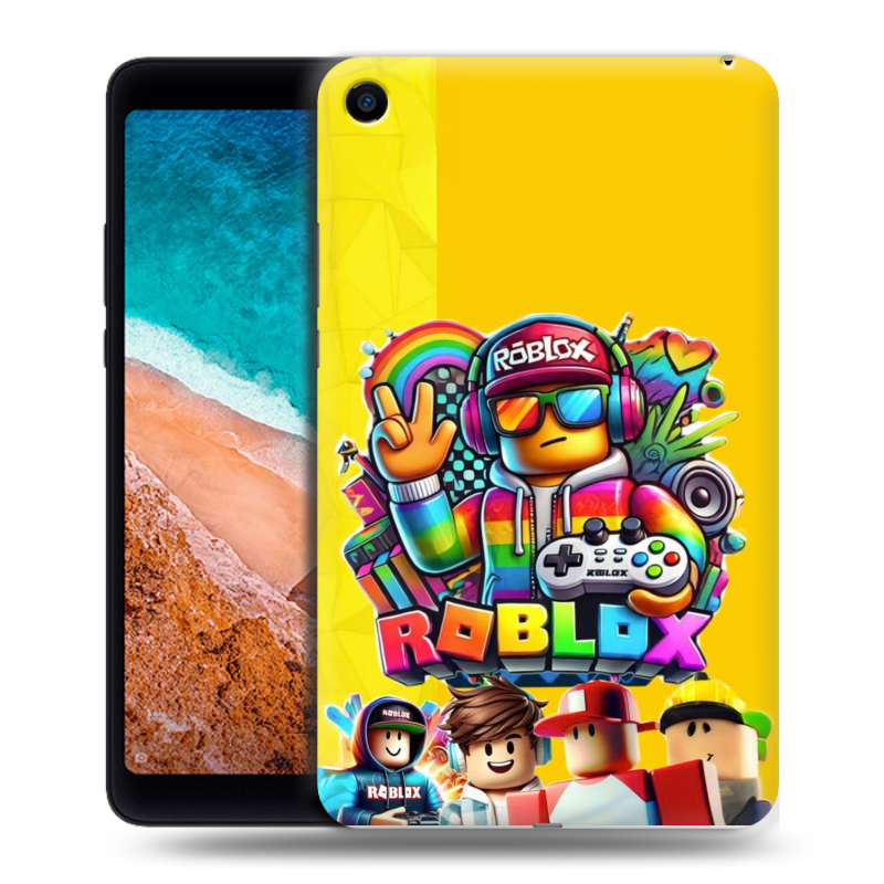 Силиконовый чехол на Xiaomi Mi Pad 4 с принтом Roblox Роблокс Силиконовый чехол на Xiaomi Mi Pad 4 с принтом Roblox Роблокс