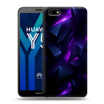 Силиконовый чехол на Huawei Y5 Prime (2018) с принтом Абстракиция Силиконовый чехол на Huawei Y5 Prime (2018) с принтом Абстракиция