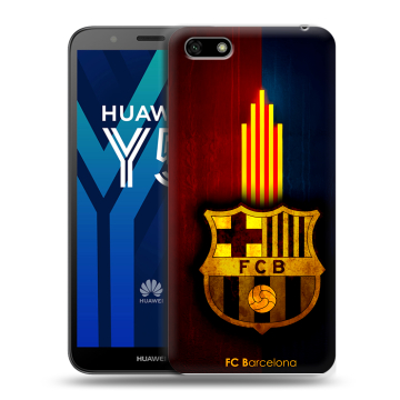 Силиконовый чехол на Huawei Y5 Prime (2018) с принтом Барселона Barcelona Силиконовый чехол на Huawei Y5 Prime (2018) с принтом Барселона Barcelona