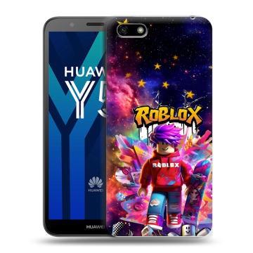 Силиконовый чехол на Huawei Y5 Prime (2018) с принтом Roblox Роблокс Силиконовый чехол на Huawei Y5 Prime (2018) с принтом Roblox Роблокс