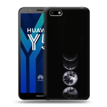 Силиконовый чехол на Huawei Y5 Prime (2018) с принтом женский