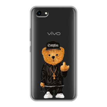 Пластиковый чехол на Vivo Y81 с принтом Мишка
