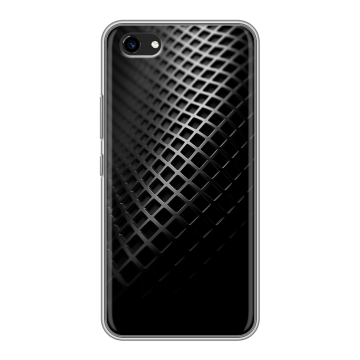 Пластиковый чехол на Vivo Y81 с принтом Текстура металла
