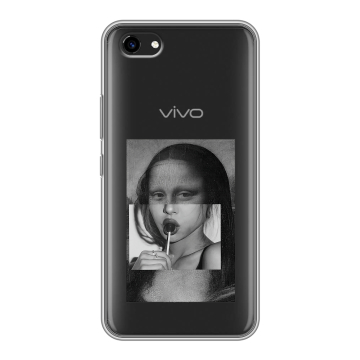 Пластиковый чехол на Vivo Y81 с принтом Мона Лиза