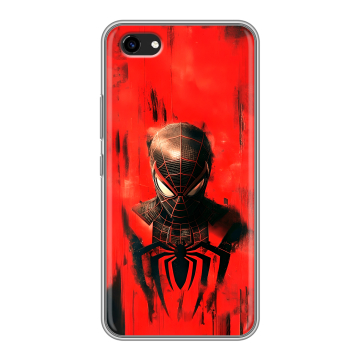 Пластиковый чехол на Vivo Y81 с принтом человек паук spiderman