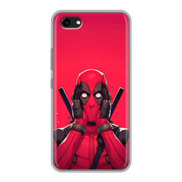 Пластиковый чехол на Vivo Y81 с принтом Дедпул Deadpool