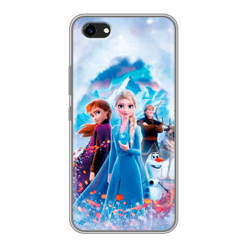 Пластиковый чехол на Vivo Y81 с принтом Холодное сердце Frozen
